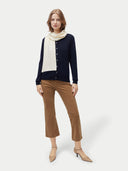 Schal mit Patentmuster Coconut Milk - Gobi Cashmere