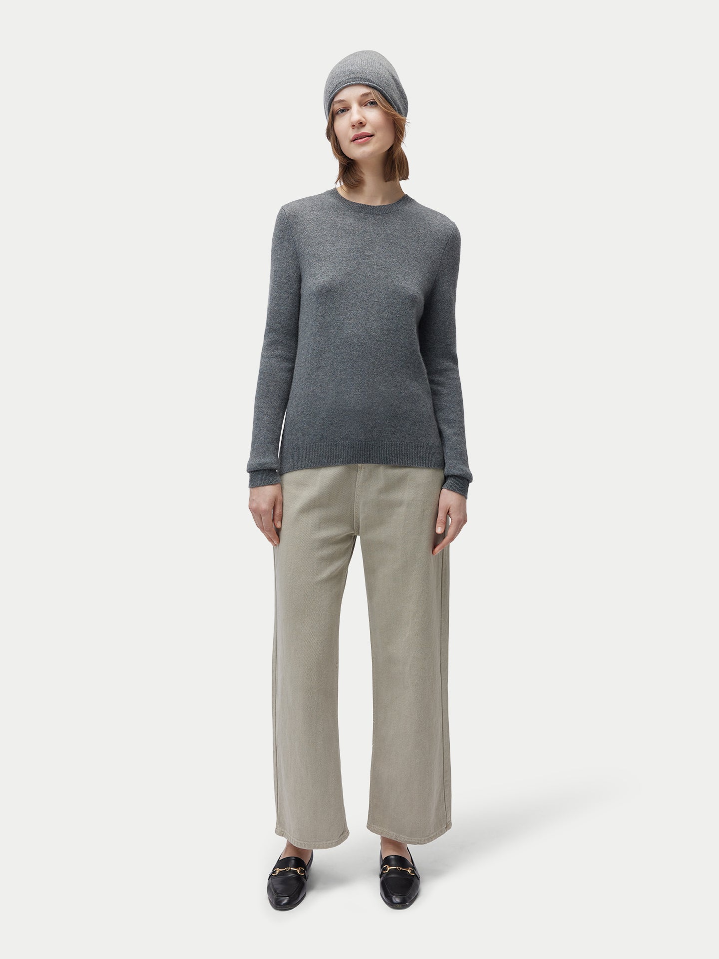 99€ Kaschmir-Set aus Pullover und Mütze