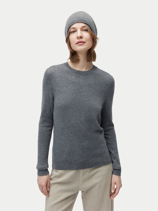 99€ Kaschmir-Set aus Pullover und Mütze