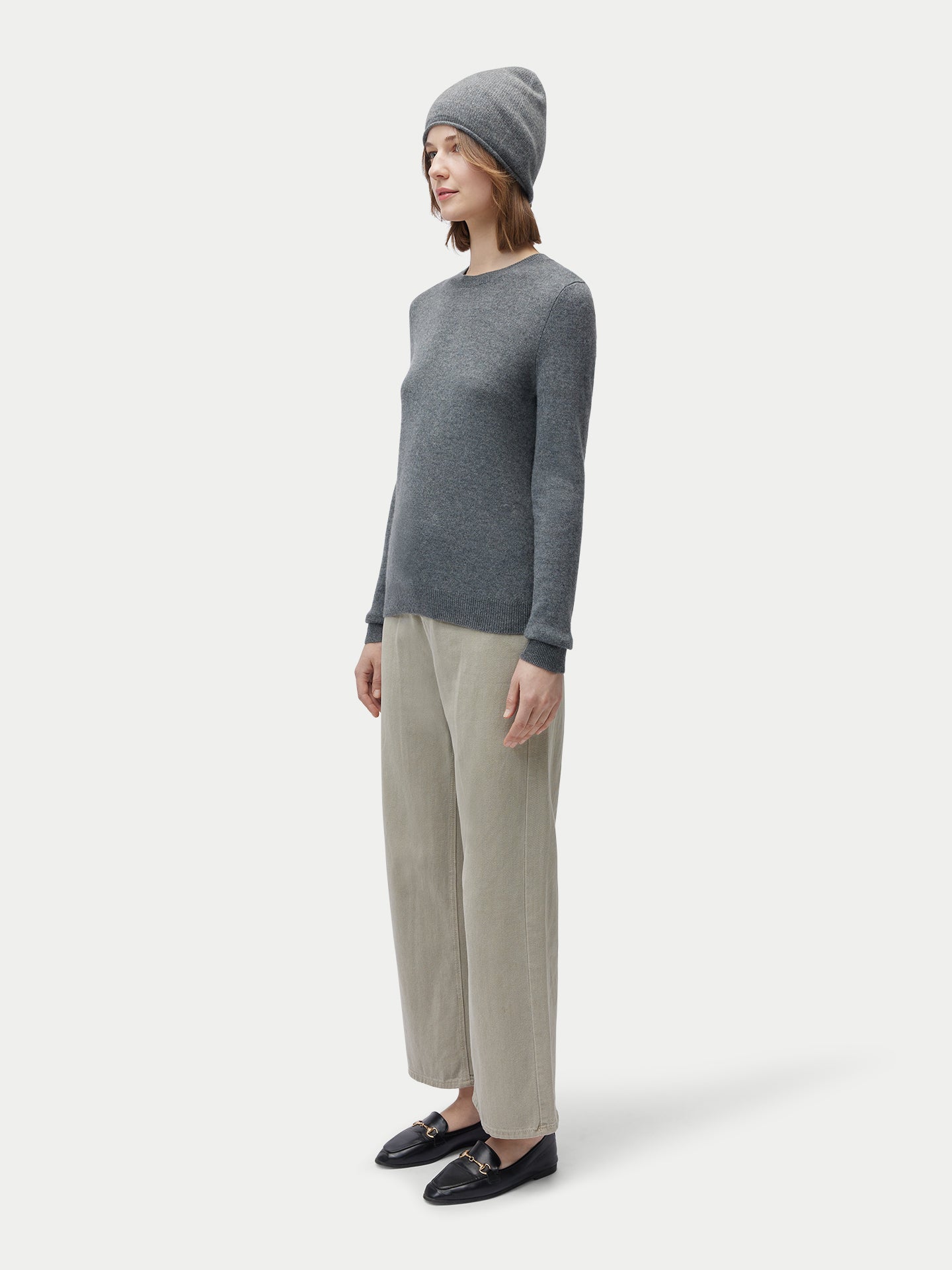 99€ Kaschmir-Set aus Pullover und Mütze