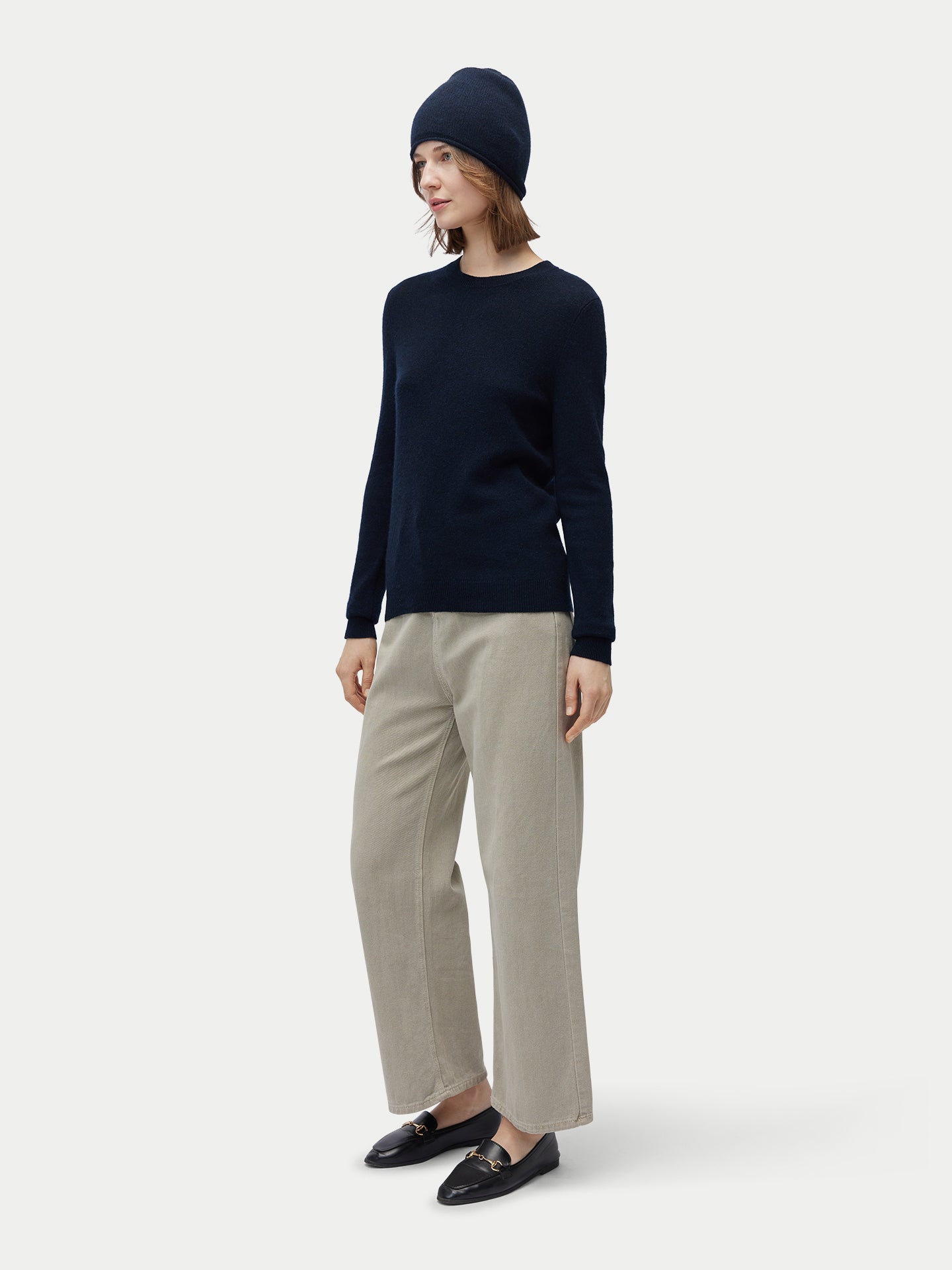 99€ Kaschmir-Set aus Pullover und Mütze