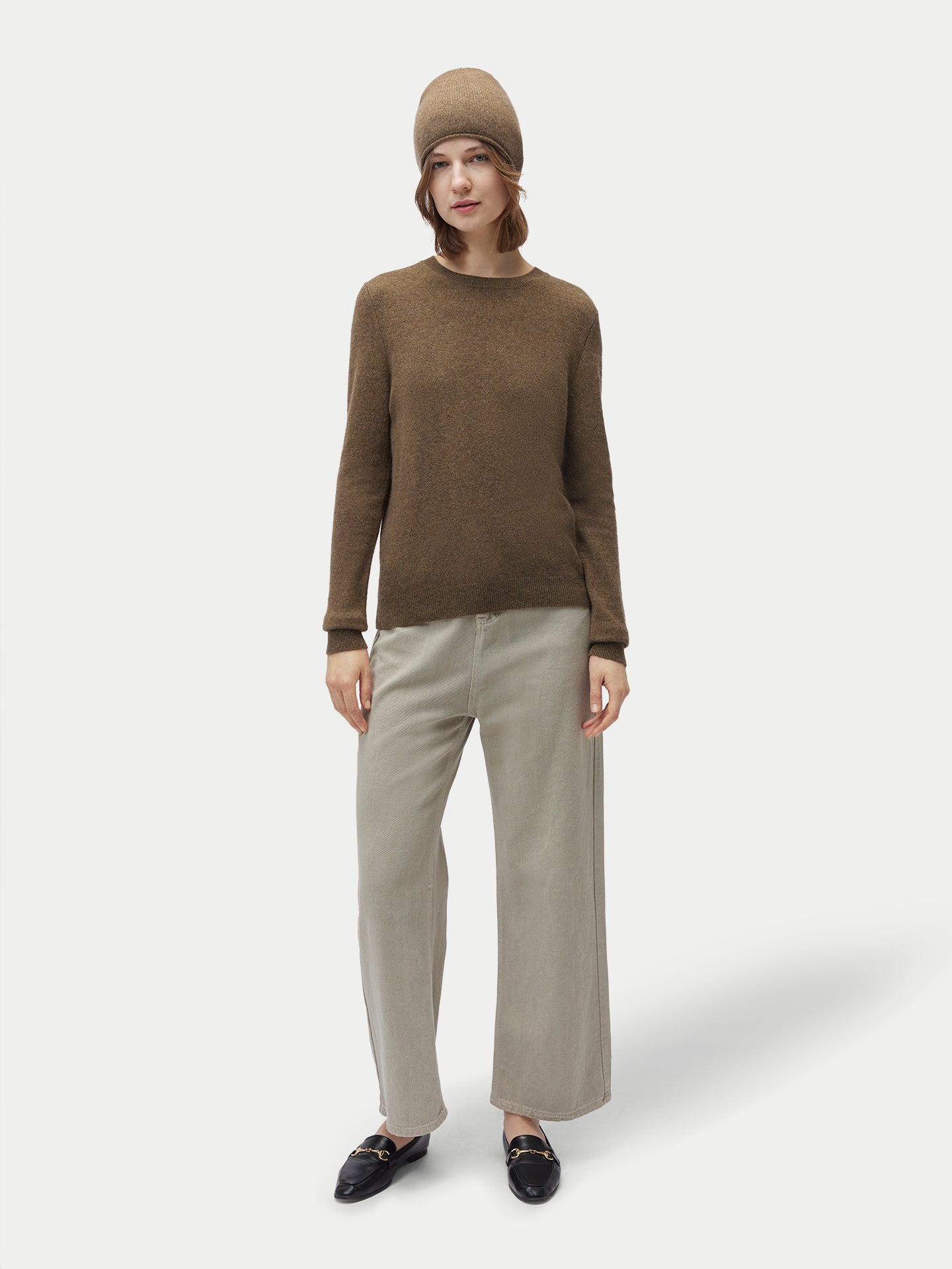 99€ Kaschmir-Set aus Pullover und Mütze