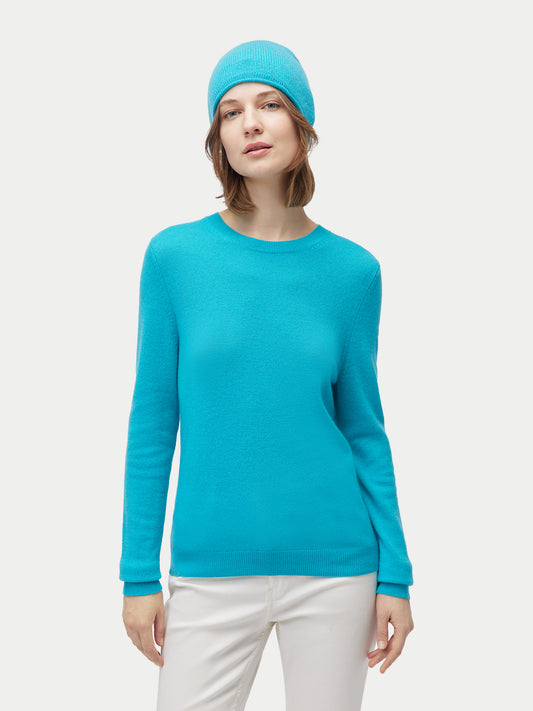99€ Kaschmir-Set aus Pullover und Mütze