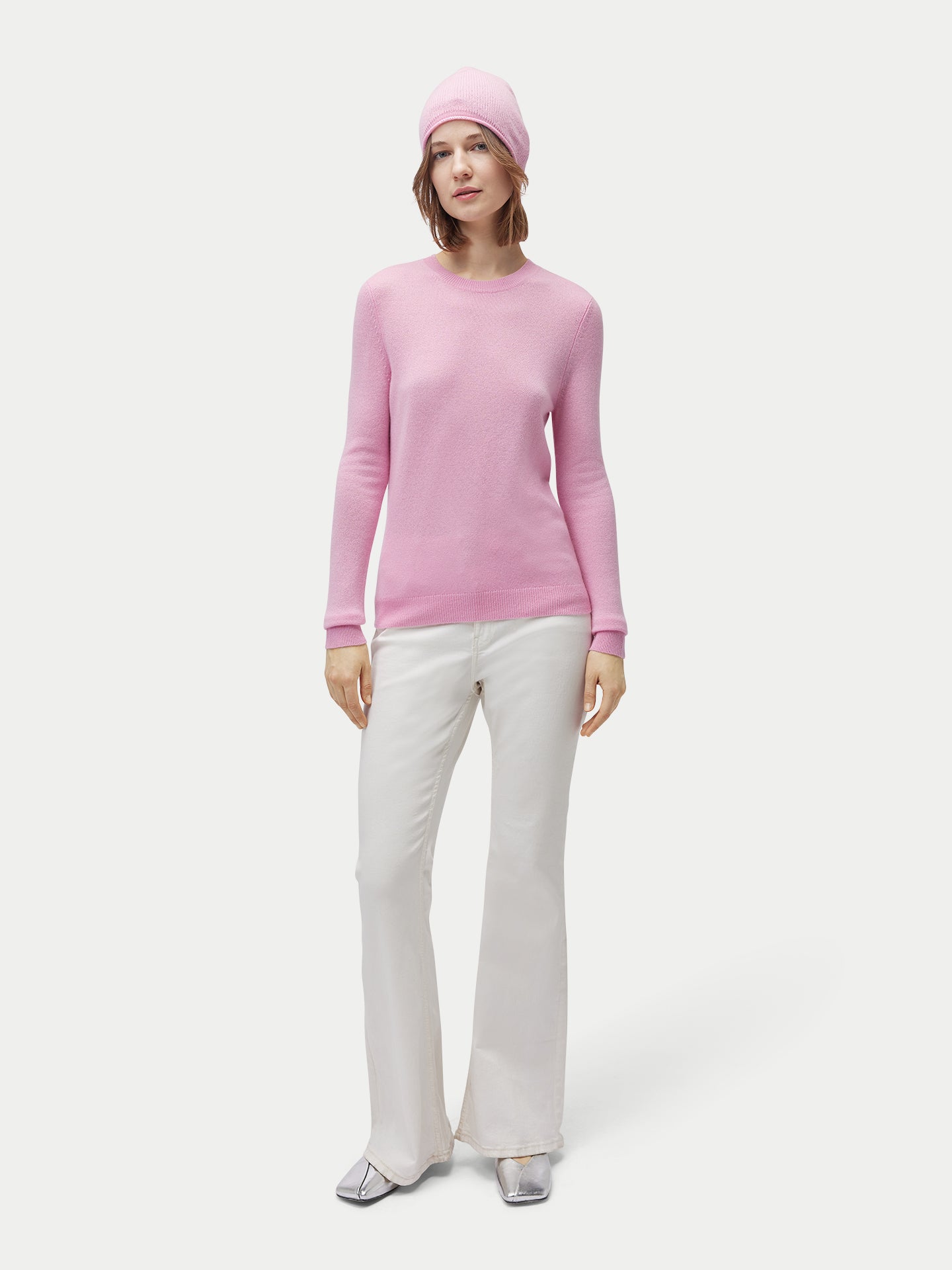 99€ Kaschmir-Set aus Pullover und Mütze
