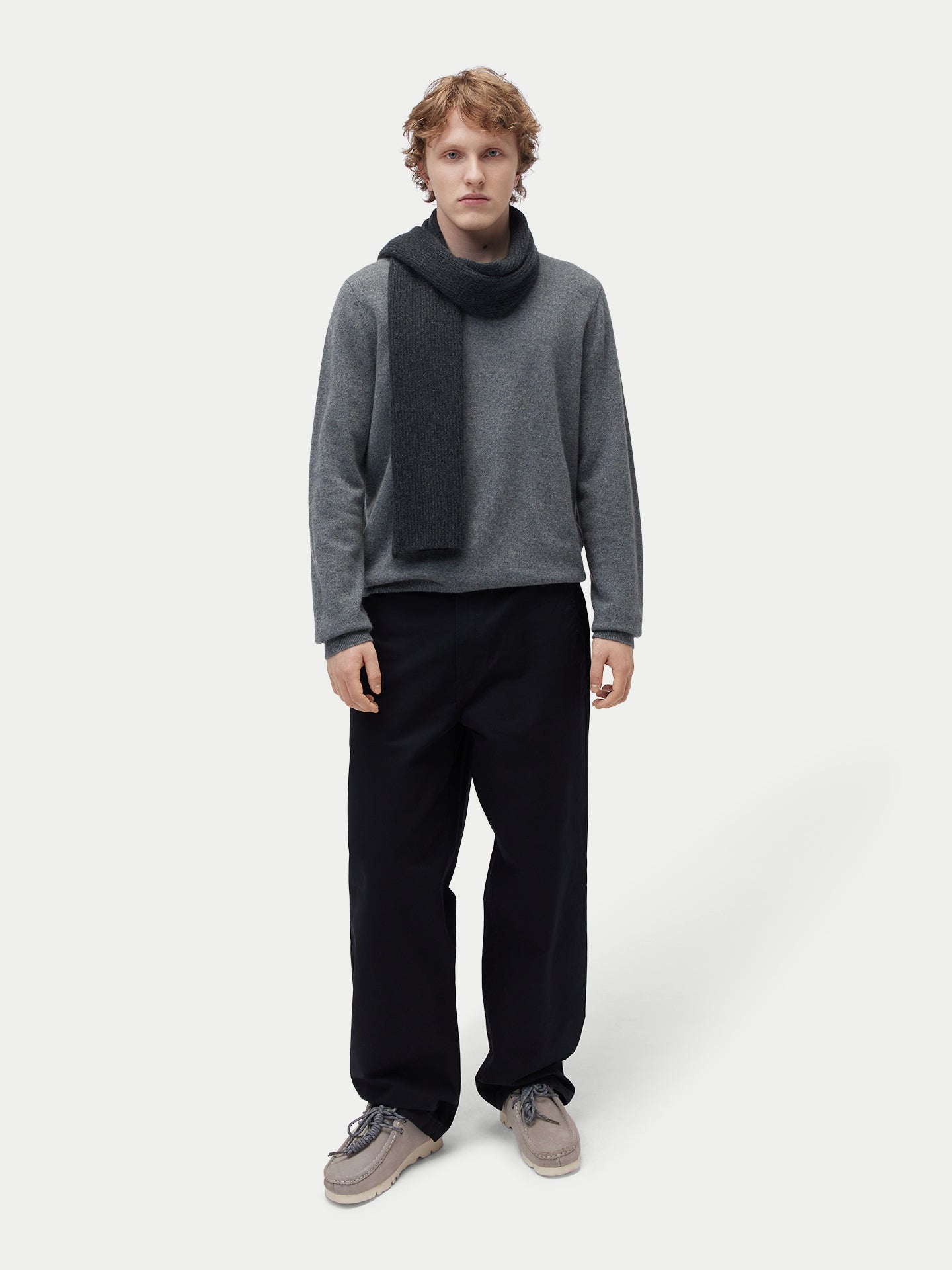 Schal mit Patentmuster