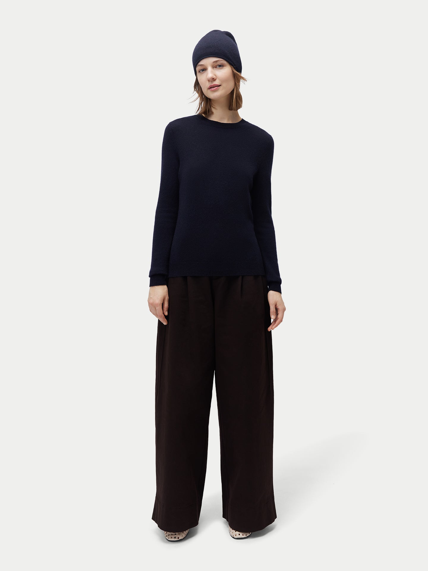 99€ Kaschmir-Set aus Pullover und Mütze