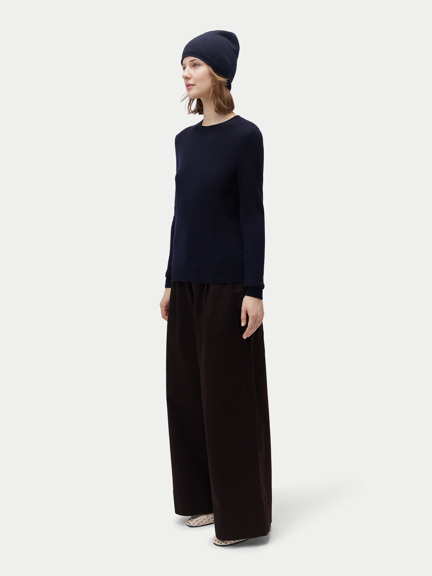 99€ Kaschmir-Set aus Pullover und Mütze