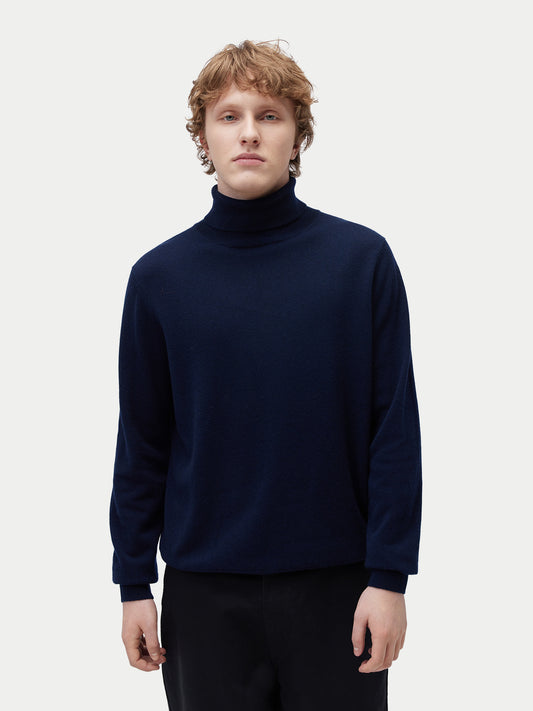 Kaschmir-Rollkragenpullover Basic