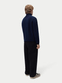 Kaschmir-Rollkragenpullover Basic Marineblau - Gobi Cashmere