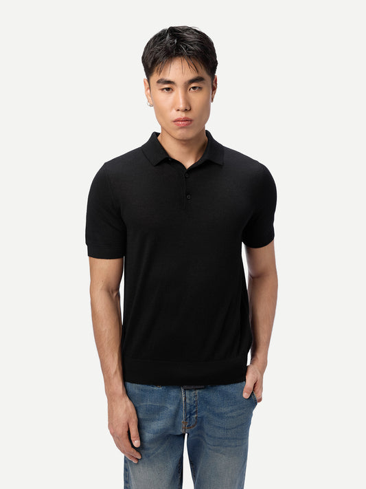 Herren Klassisches Polo-Shirt mit kurzen Ärmeln