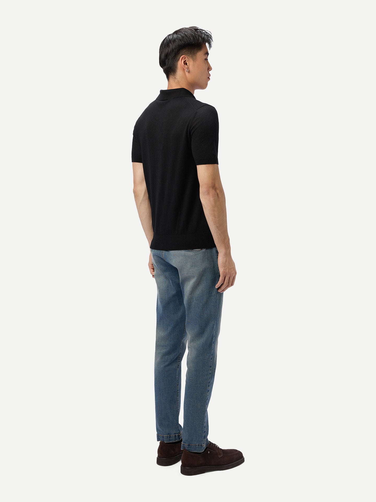 Herren Klassisches Polo-Shirt mit kurzen Ärmeln
