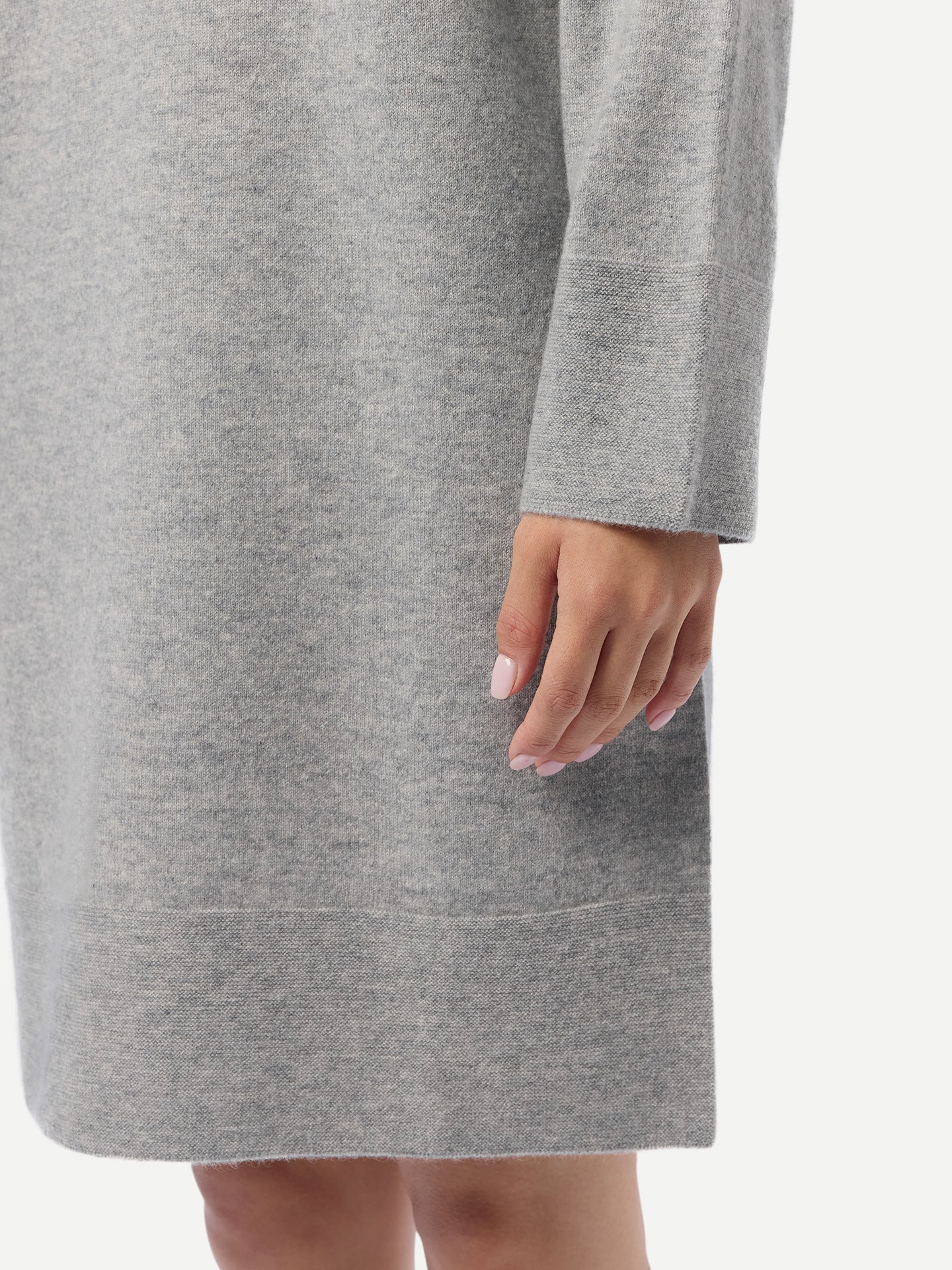 Strickkleid mit Rundhalsausschnitt