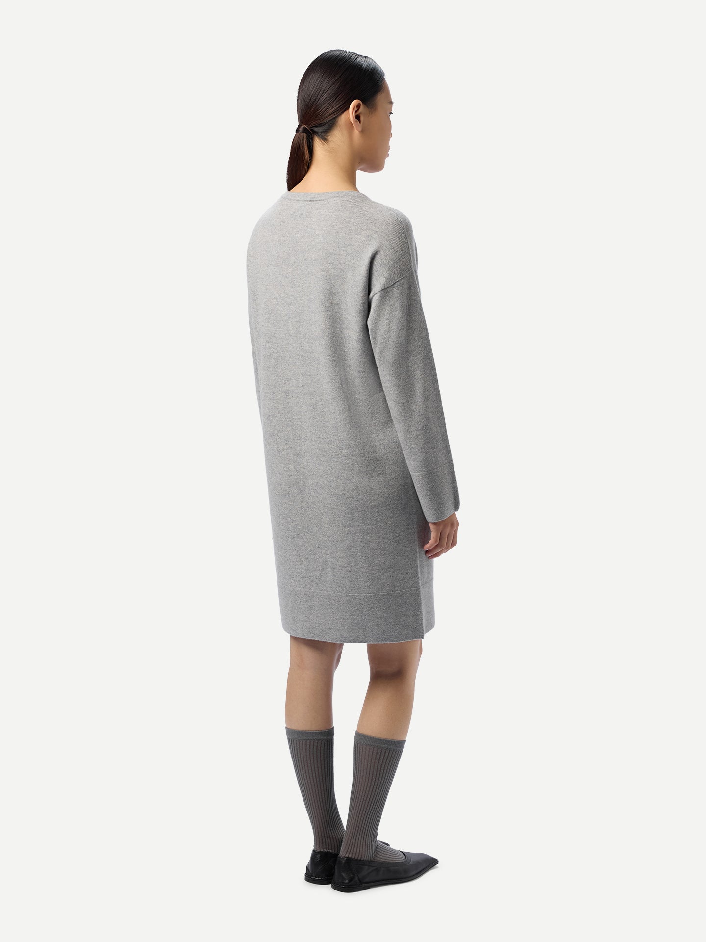 Strickkleid mit Rundhalsausschnitt