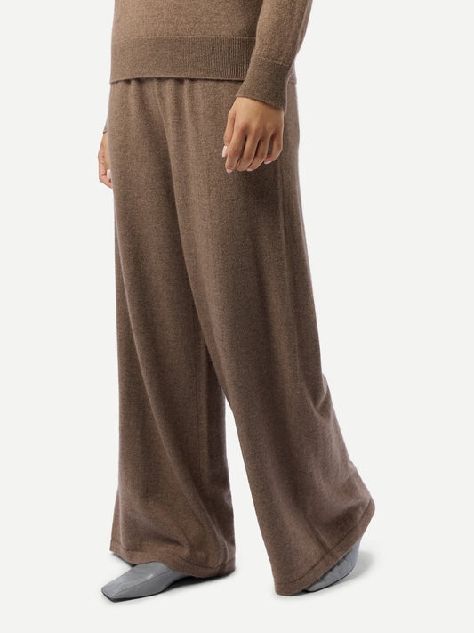 Weite Kaschmirhose