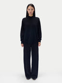 Schmal geschnittener Kaschmir-Rollkragenpullover