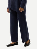 Weite Ajour-Strick Kaschmir-Hose für Damen | GOBI Cashmere