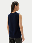 Damen Kaschmir-Weste Rundhals | GOBI Cashmere