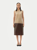 Damen Kaschmir-Weste Rundhals | GOBI Cashmere