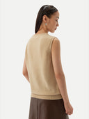Damen Kaschmir-Weste Rundhals | GOBI Cashmere