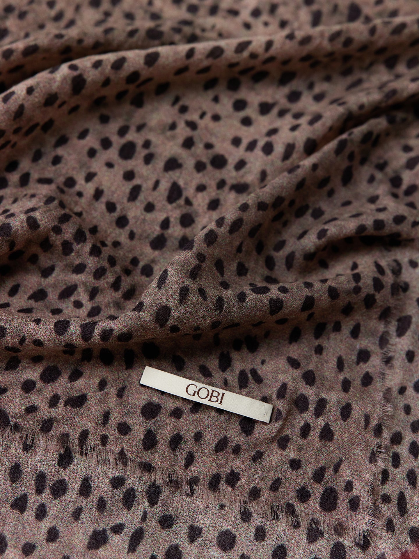 Dune Dots Kaschmir-Schal mit Punktmuster