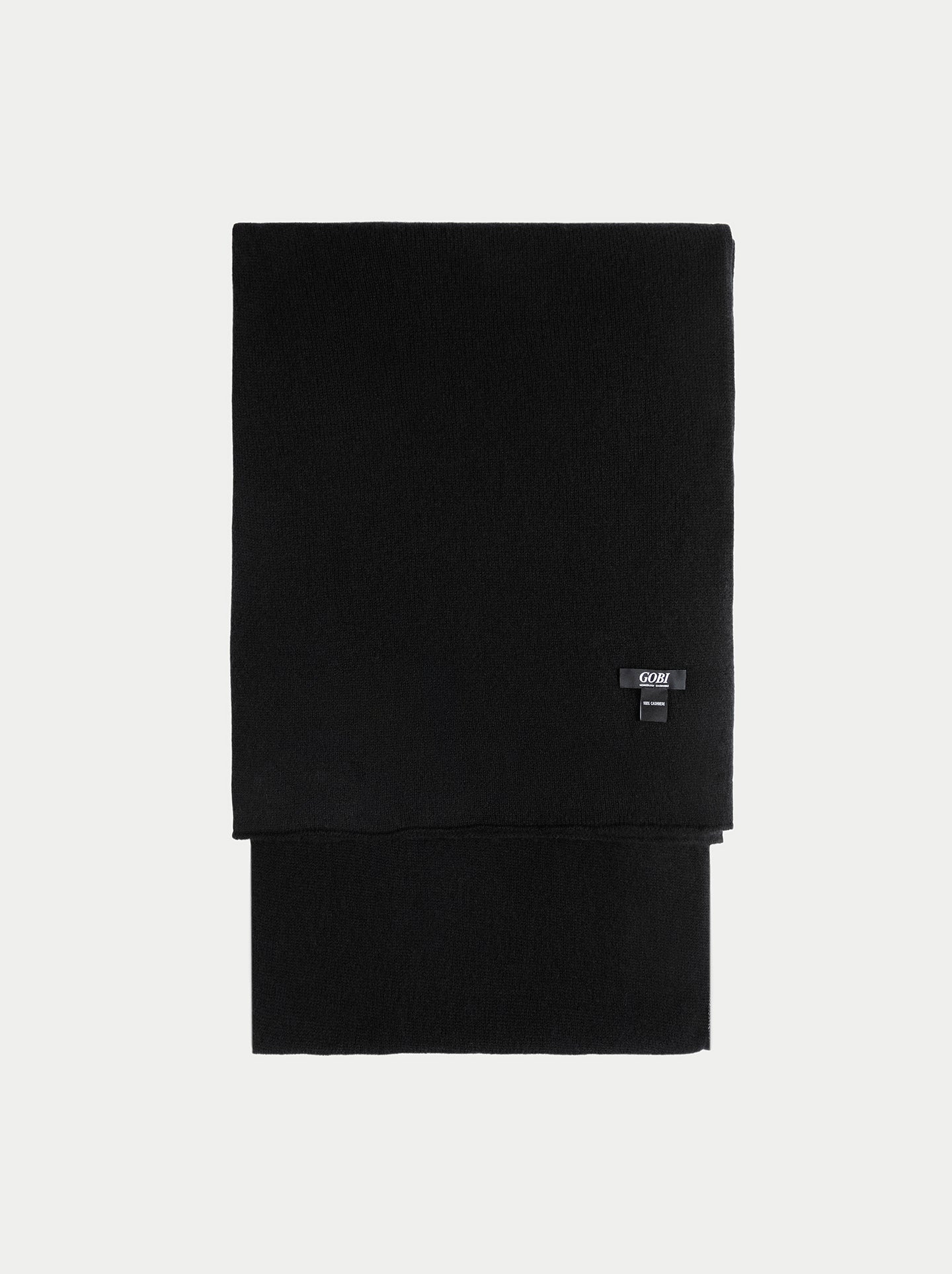 Leichter Kaschmirschal Schwarz - Gobi Cashmere