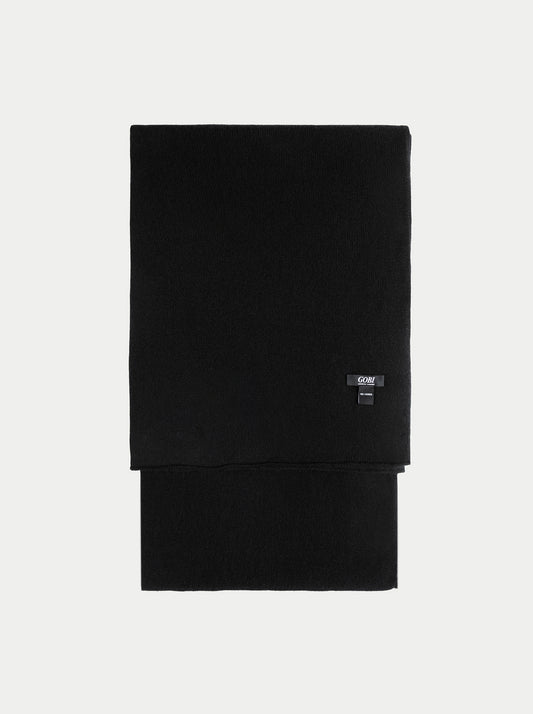 Leichter Kaschmirschal Schwarz - Gobi Cashmere