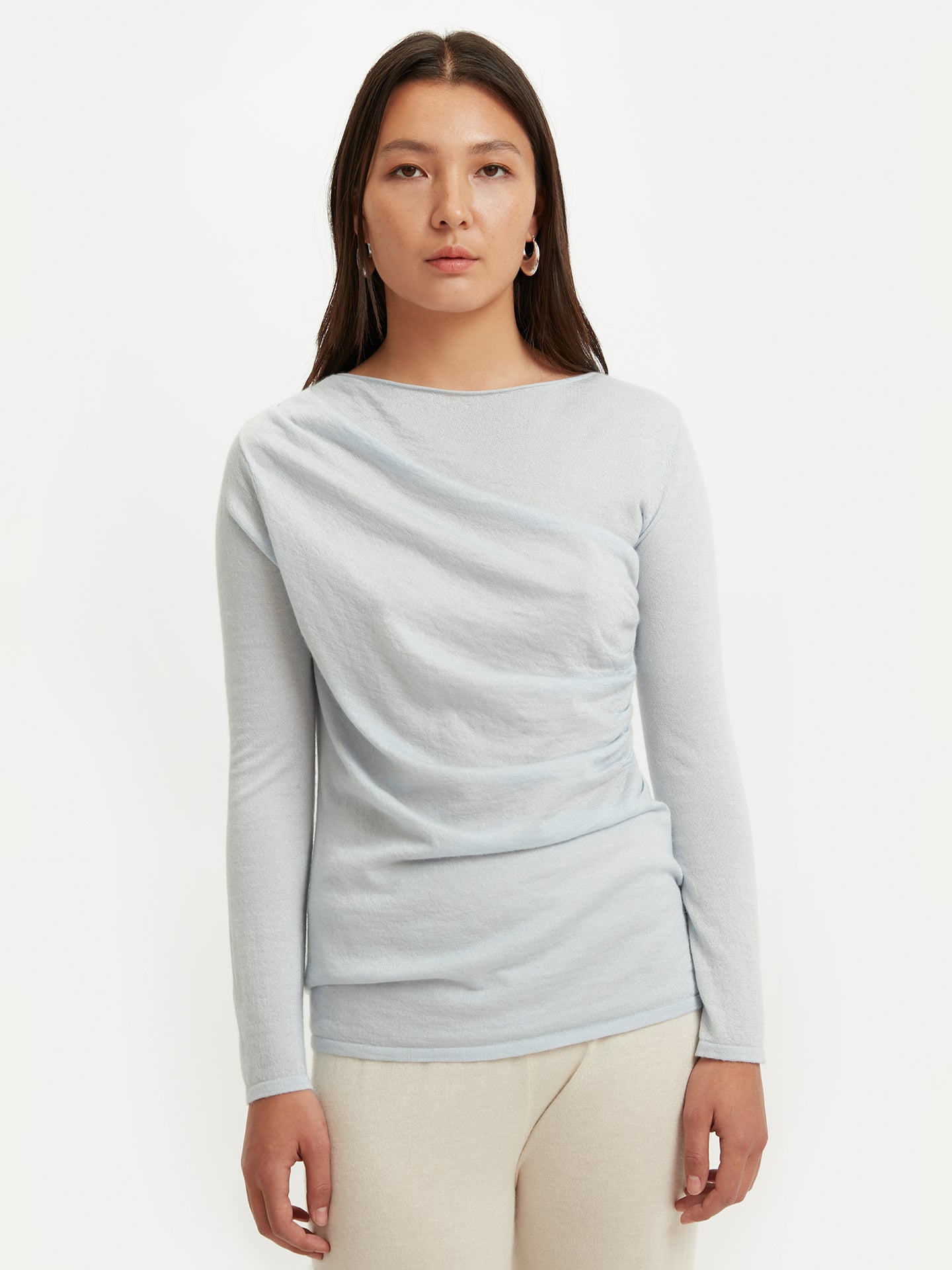 Damen Pullover aus Seide und Kaschmir ice flow - Gobi Cashmere