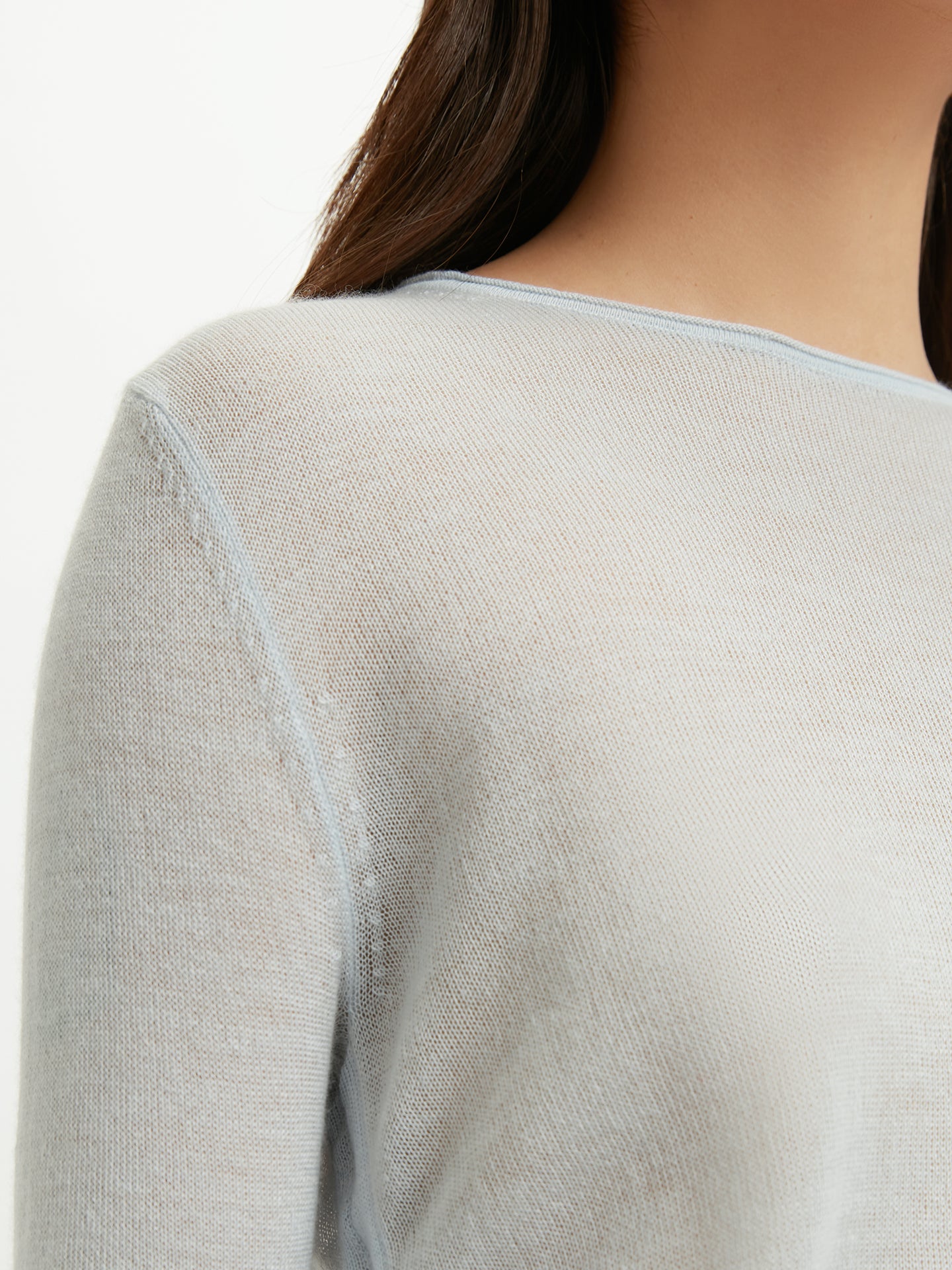 Damen Pullover aus Seide und Kaschmir ice flow - Gobi Cashmere