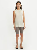 Tank Top aus Seide und Kaschmir weiß - Gobi Cashmere