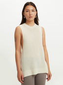 Tank Top aus Seide und Kaschmir weiß - Gobi Cashmere