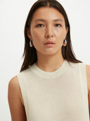 Tank Top aus Seide und Kaschmir weiß - Gobi Cashmere
