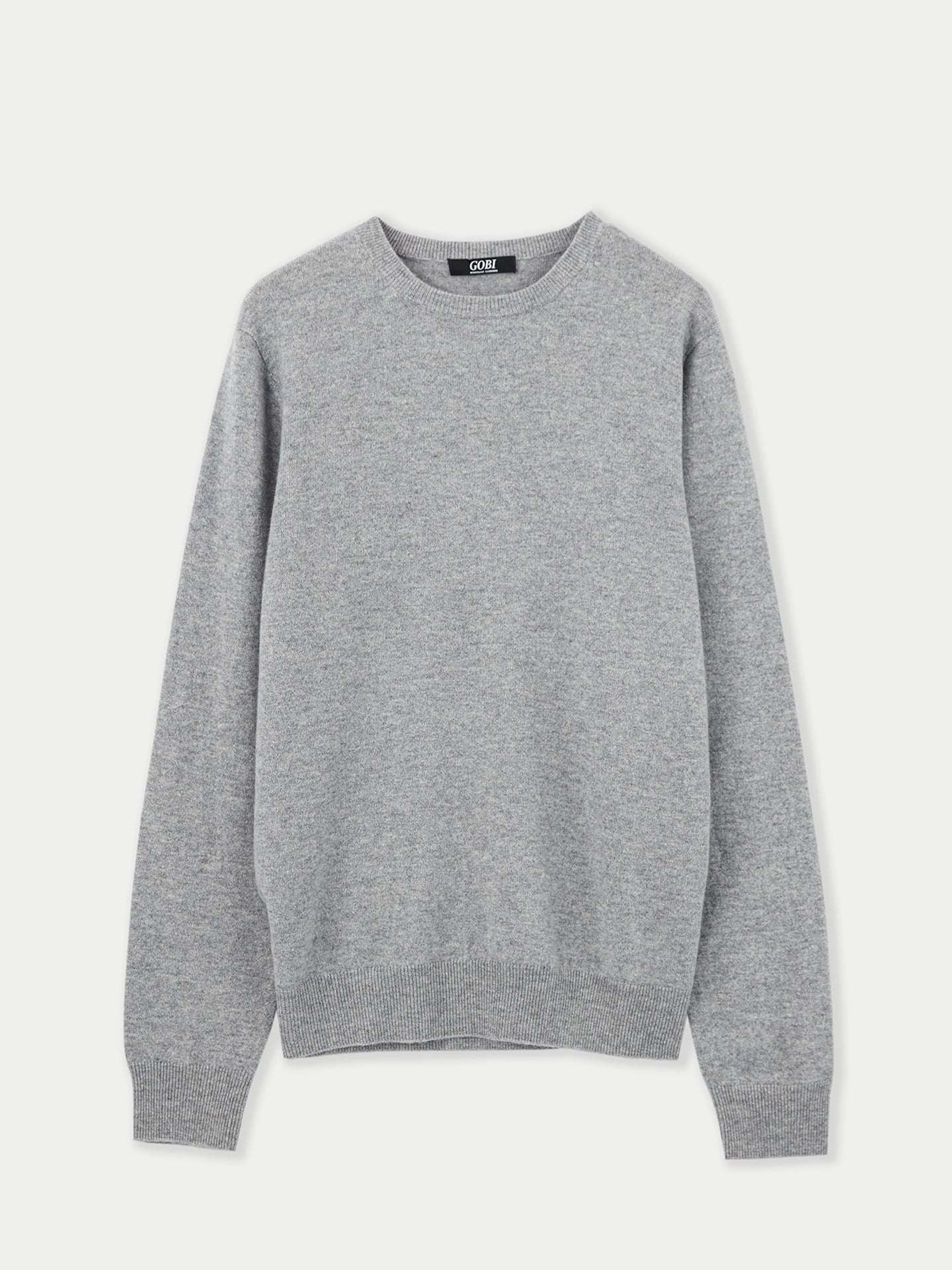Basic Kaschmirpullover mit R-Ausschnitt