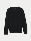 99€ Damen Pullover R-Ausschnitt Schwarz | GOBI Cashmere