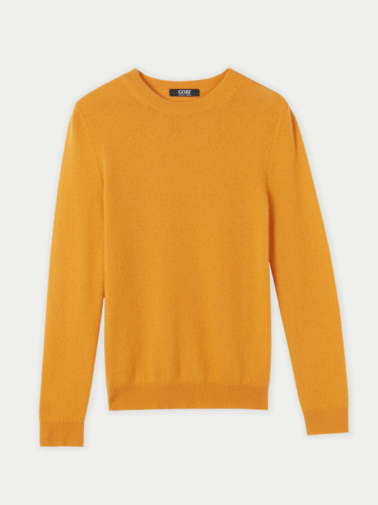 Damen Kaschmir 99€ Set aus Pullover und Mütze Daffodil - Gobi Cashmere