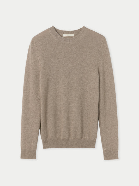 Damen Kaschmir 99€ Set aus Pullover und Mütze Taupe - Gobi Cashmere