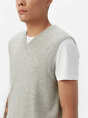 Kaschmir Weste für Herren Blau - Gobi Cashmere