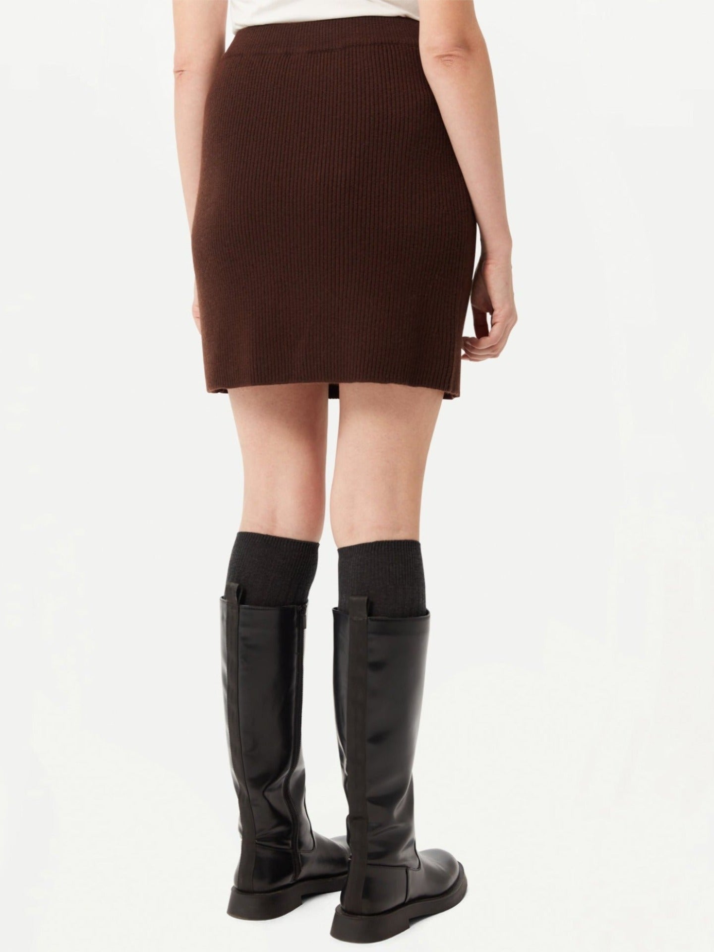 Women's Cashmere Mini Skirt Demitasse - Gobi Cashmere