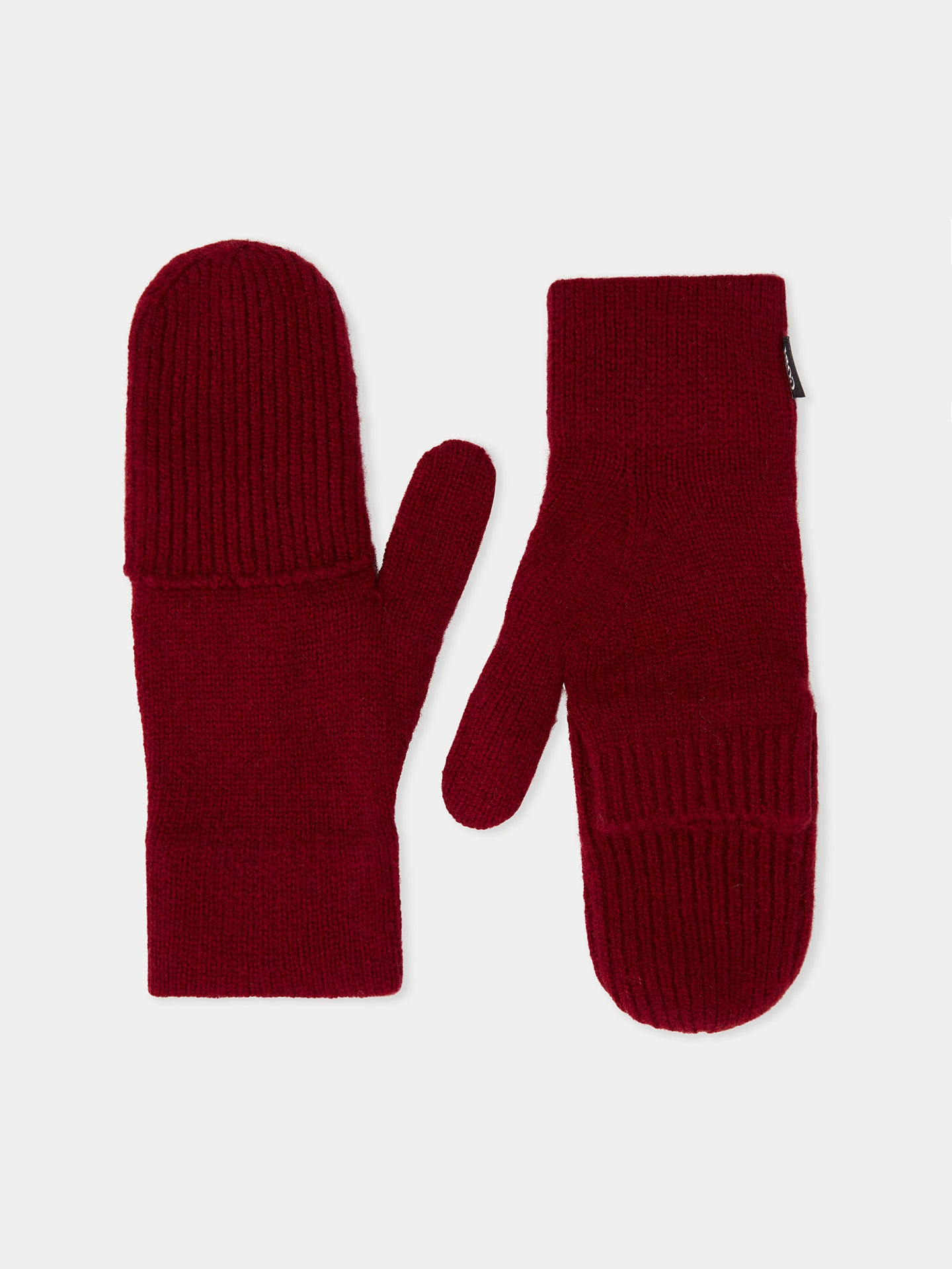 Fingerlose Handschuhe aus Kaschmir mit Klappe