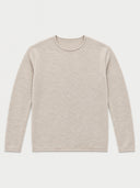 Kaschmirpullover mit Rollkante, Rundhals