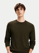 Herren Kaschmirpullover mit R-Ausschnitt Timeless| GOBI