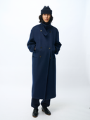 Unisex Kaschmir Trenchcoat Navy Blazer - Gobi Cashmere