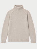 Kaschmir-Rollkragenpullover mit lockerer Passform