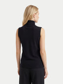 Damen Kaschmir-Seiden Top mit hohem Kragen | GOBI Cashmere