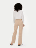 Naturfarbe Lässige Kaschmirhose