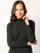 Basic Stehkragenpullover aus Kaschmir