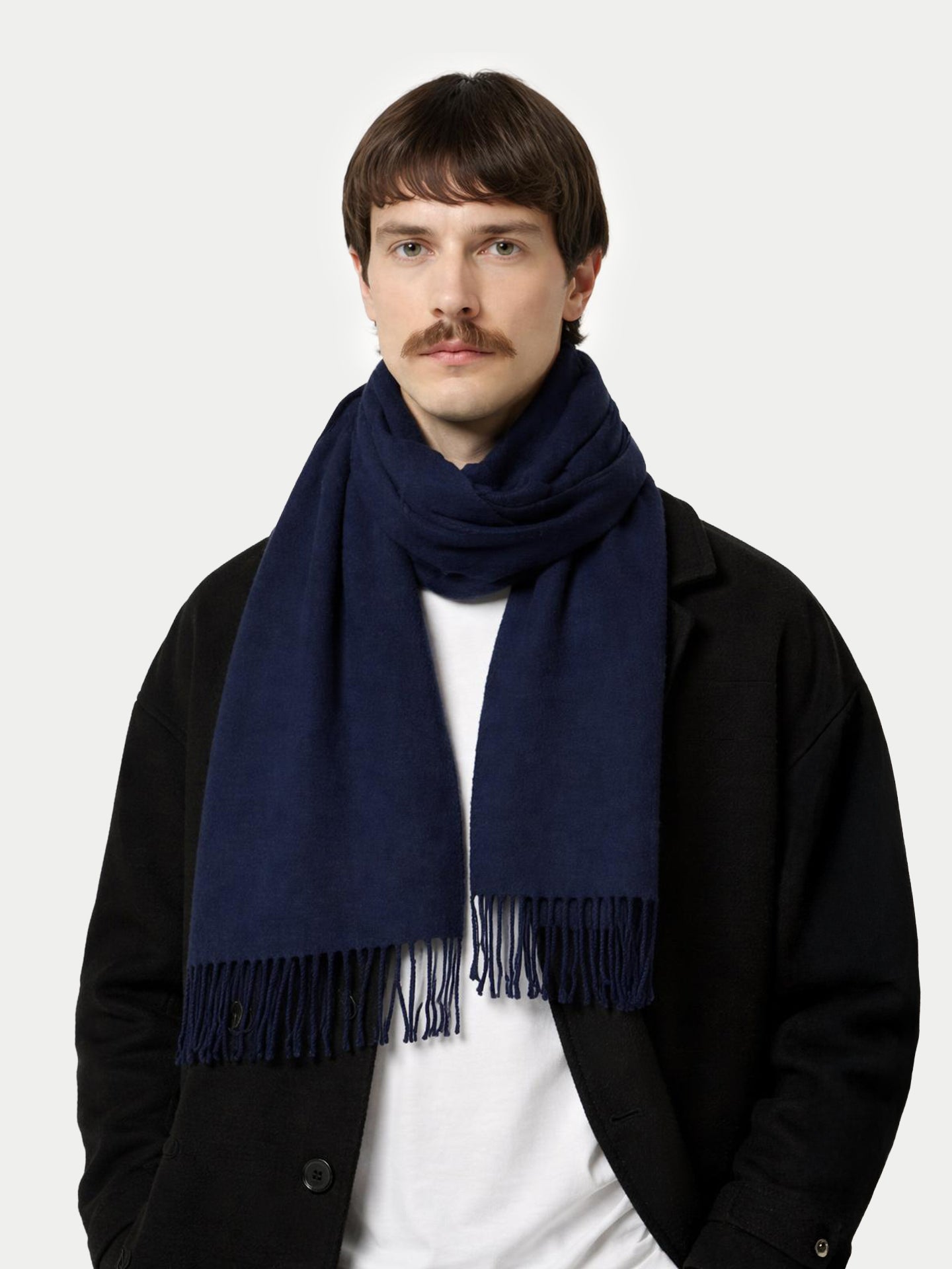 Kaschmirschal mit Fransen