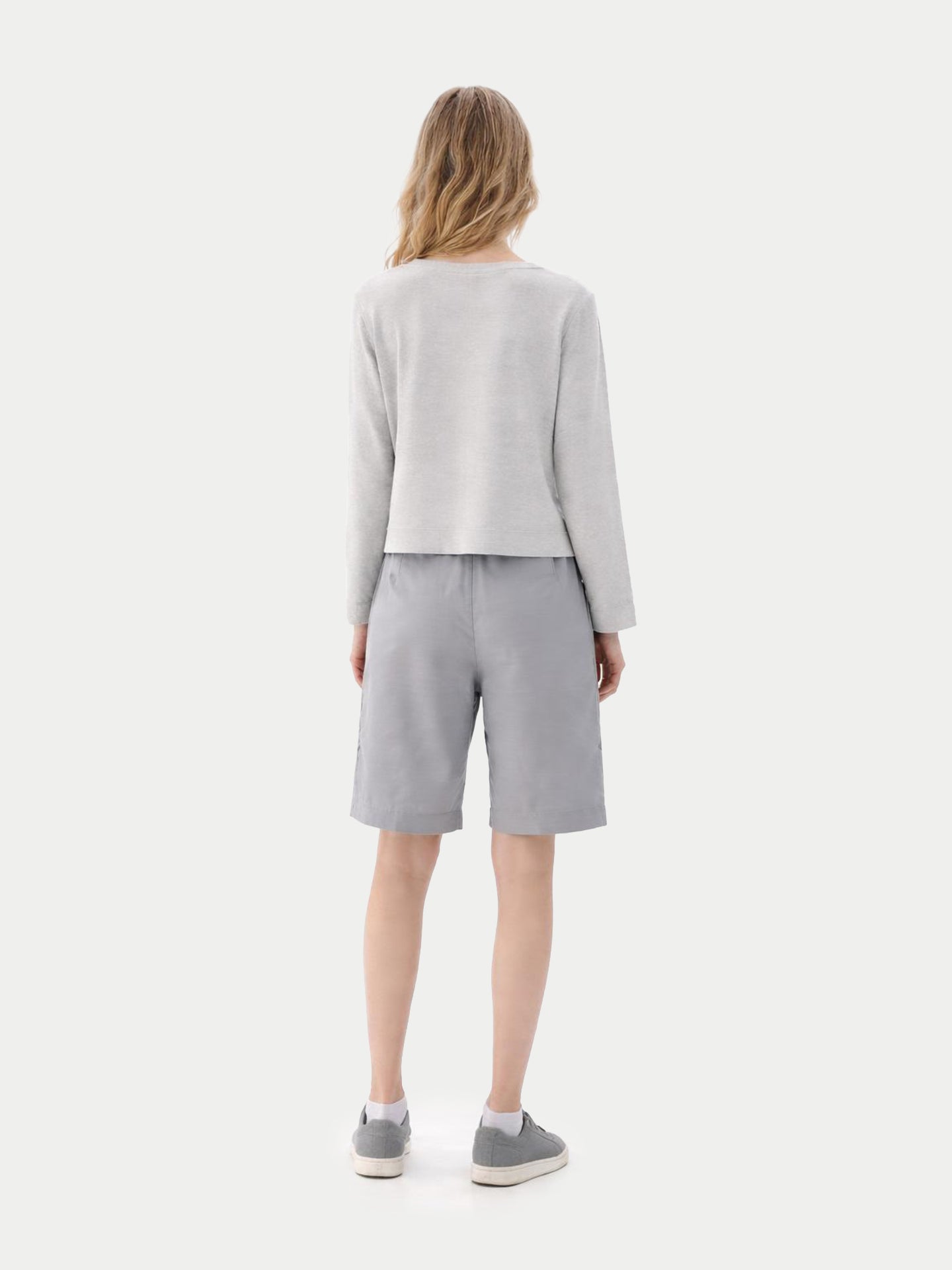 Pullover mit Bootsausschnitt aus Baumwoll-Seiden-Kaschmir-Mischung