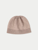 Waffelstrick Kaschmir-Mütze Taupe - Gobi Cashmere