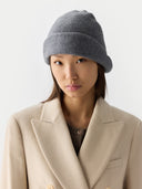 Eleganter Filz-Bucket Hat Dunkelgrau - Gobi Cashmere