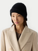 Eleganter Filz-Bucket Hat Schwarz - Gobi Cashmere